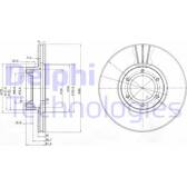 Jeu de 2 disques de frein DELPHI - BG3553