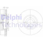 Jeu de 2 disques de frein DELPHI - BG3661C