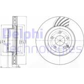 Jeu de 2 disques de frein DELPHI - BG3877