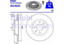 Jeu de 2 disques de frein
