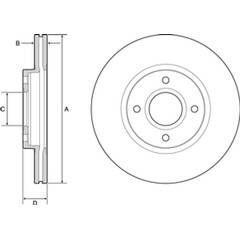 Nouveau Mintex Disques de Frein Avant Set MDC2481 Gratuit Livraison Le Jour Suivant