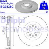 Disque de frein (à l'unité) DELPHI - BG9336C