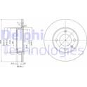Brake disc set (2) DELPHI - BG2117