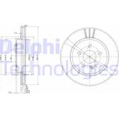 Brake disc set (2) DELPHI - BG3397
