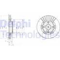 Brake disc set (2) DELPHI - BG3509