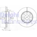 Brake disc set (2) DELPHI - BG3790
