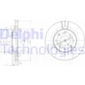 Brake disc set (2) DELPHI - BG3794