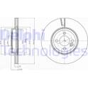 Brake disc set (2) DELPHI - BG4184