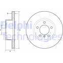 Brake disc set (2) DELPHI - BG4645C