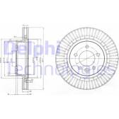 Brake disc (per unit) DELPHI - BG9006C