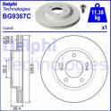 Front brake disc DELPHI - BG9367C