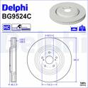 Front brake disc DELPHI - BG9524C