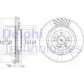 Brake disc (per unit) DELPHI - BG9759