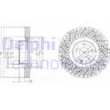 Brake disc (per unit) DELPHI - BG9879