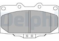 Front brake pad set