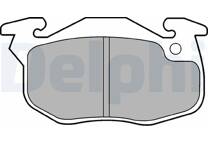 Front brake pad set