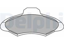 Front brake pad set