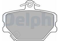 Front brake pad set