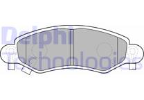 Front brake pad set