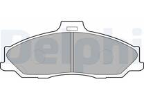 Front brake pad set