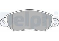 Front brake pad set