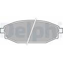 Front brake pad set DELPHI - LP1665