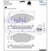 Front brake pad set DELPHI - LP1699