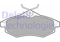 Front brake pad set