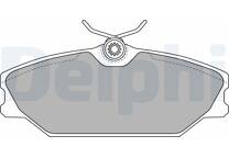 Front brake pad set