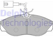 Front brake pad set