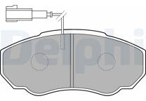 Front brake pad set