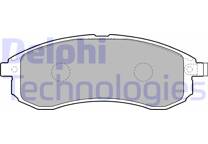 Front brake pad set