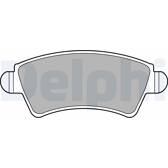 Front brake pad set DELPHI - LP1846