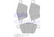 Front brake pad set