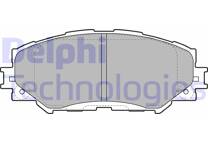 Front brake pad set