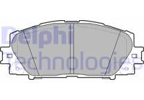 Front brake pad set
