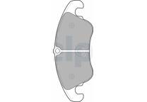 Front brake pad set