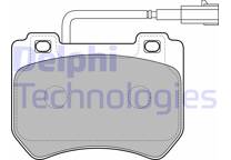 Front brake pad set