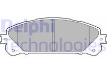 Front brake pad set