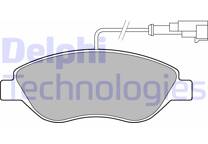 Front brake pad set