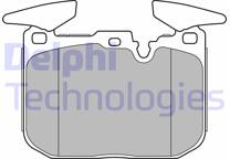 Front brake pad set