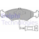 Front brake pad set DELPHI - LP255