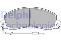 Front brake pad set