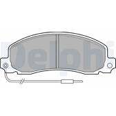 Front brake pad set DELPHI - LP504