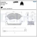 Front brake pad set DELPHI - LP5047EV