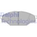Front brake pad set DELPHI - LP538