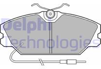 Front brake pad set