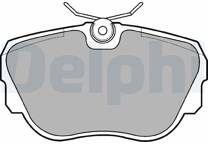 Front brake pad set