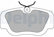 Front brake pad set