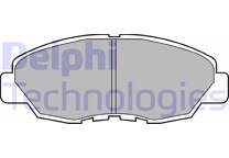 Front brake pad set